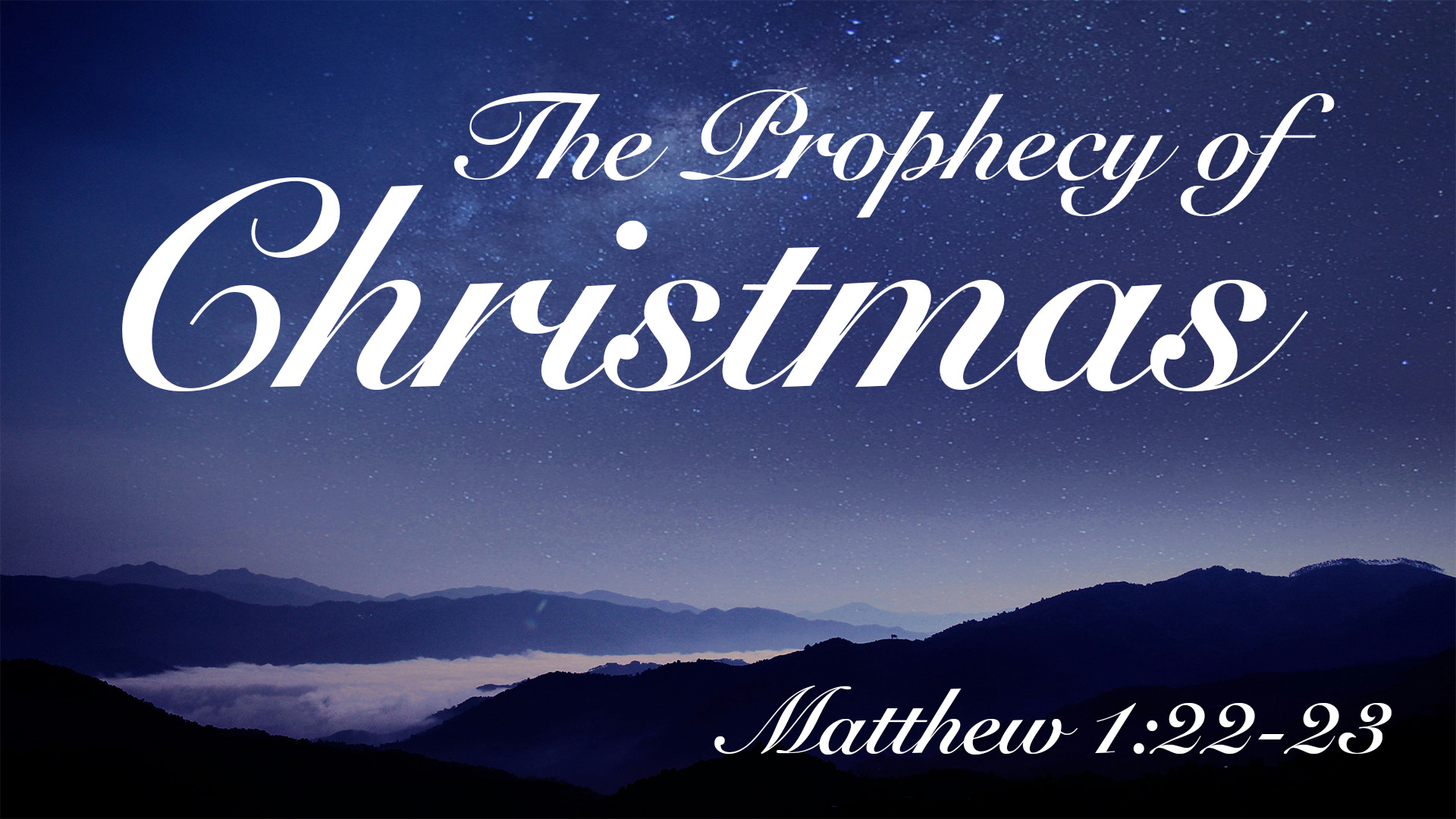 At Calvary "The Prophecy Of Christmas"