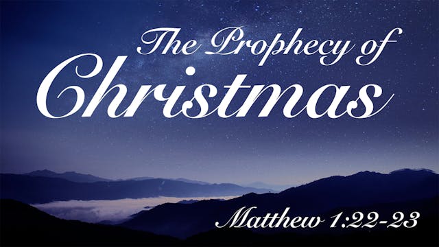 At Calvary "The Prophecy Of Christmas"