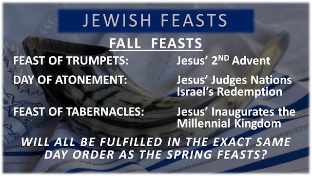 The Seven Jewish Feasts: Feast Of Tabernacles
