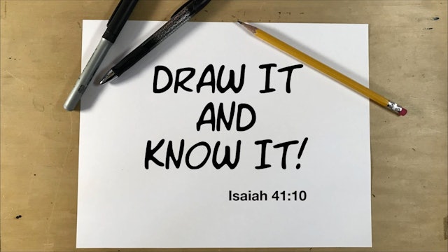 Draw It And Know It - Isaiah 41:10