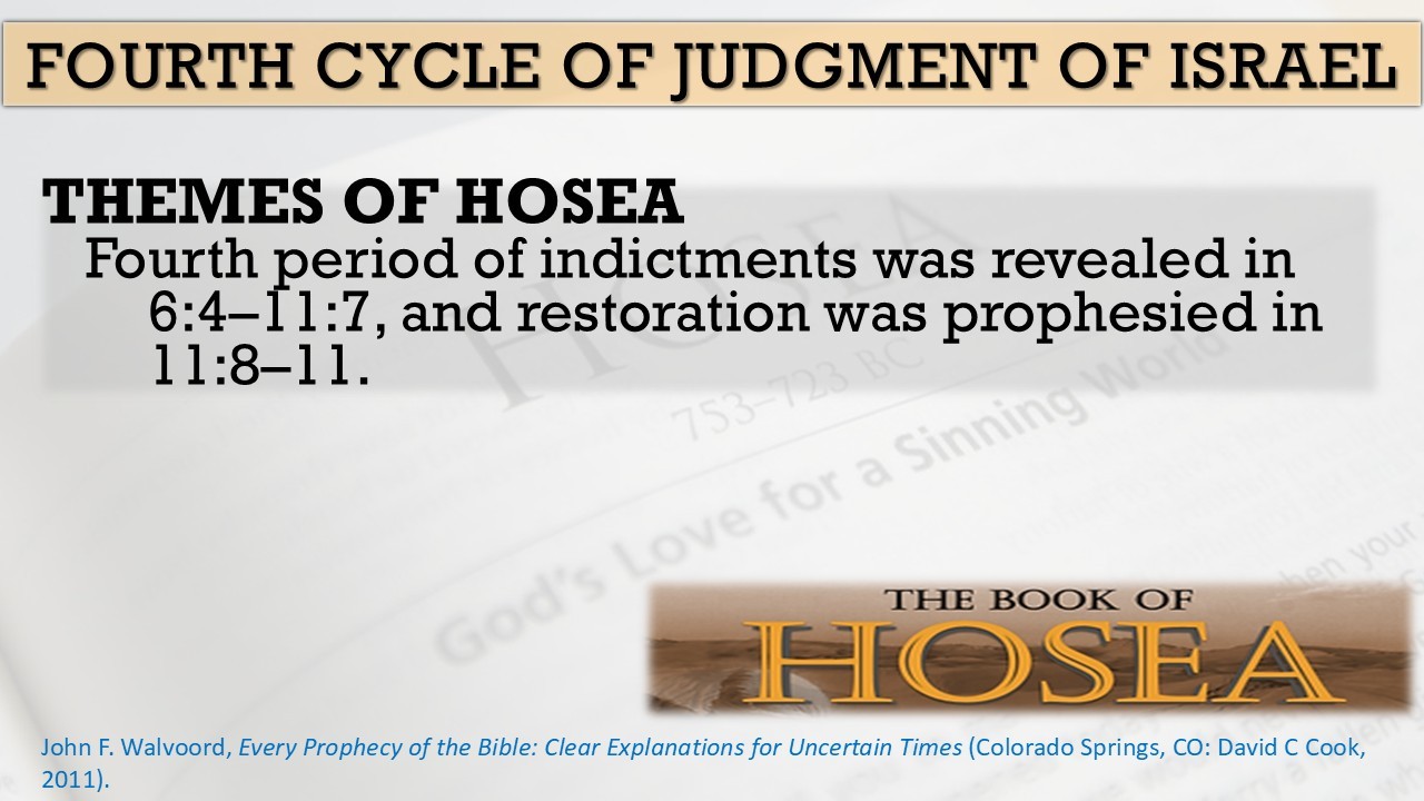 Hosea 9-11