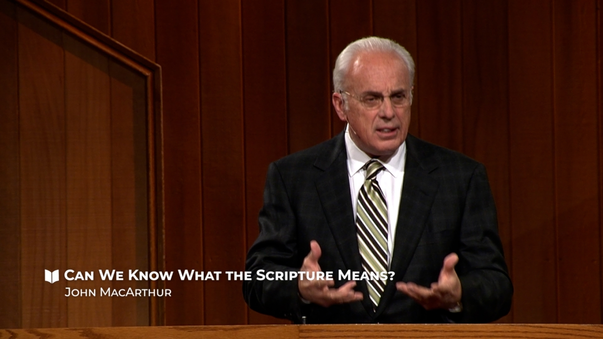Can We Know What The Scripture Means?
