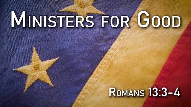 At Calvary "Ministers For Good"