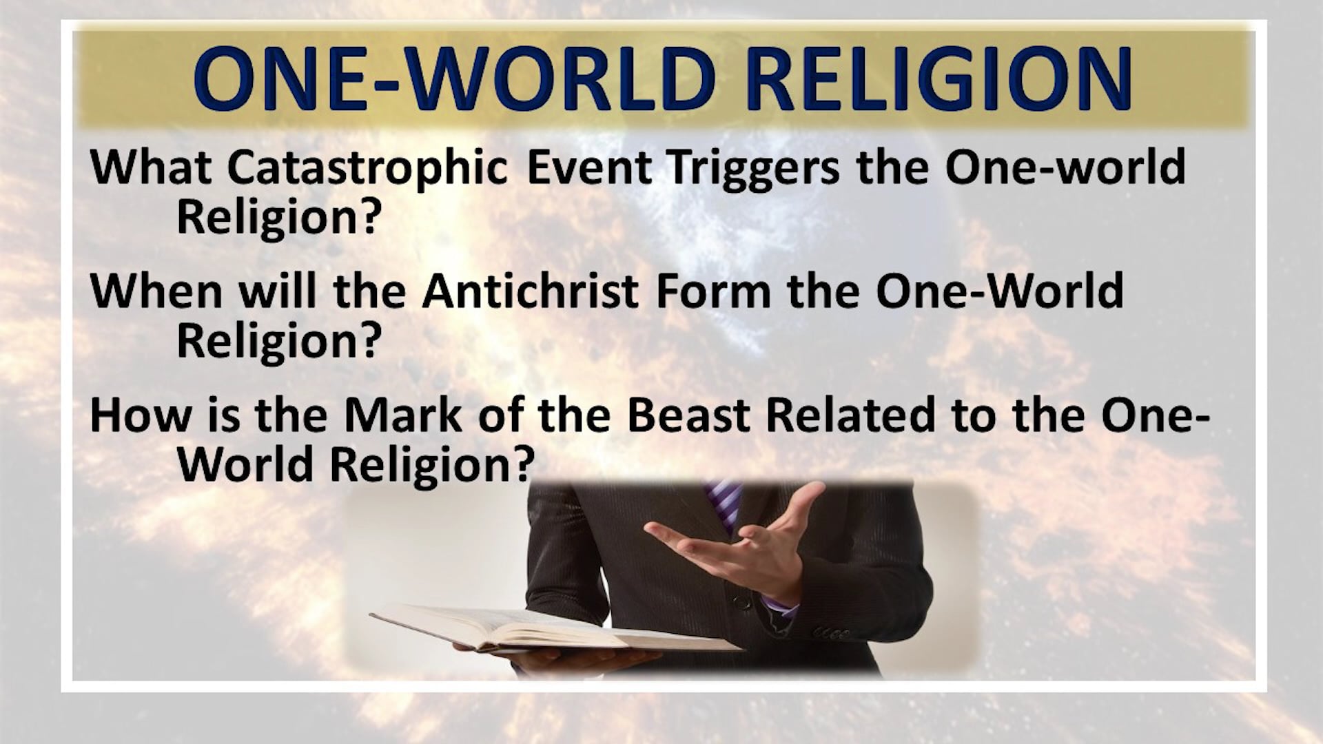 The Mark Of The Beast And The One-World Religion