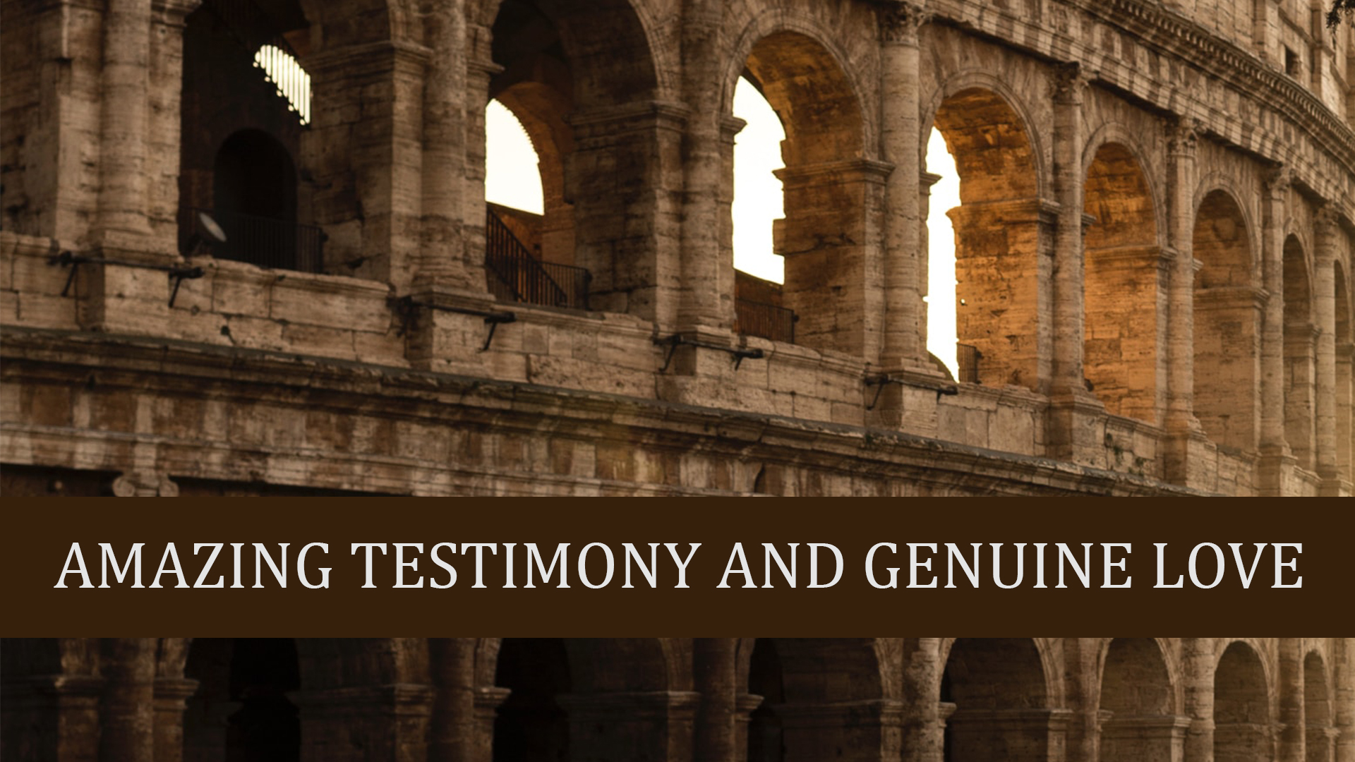 At Calvary "Amazing Testimony And Genuine Love"