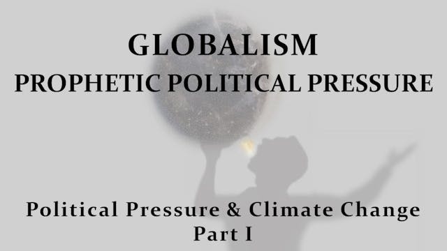 Political Pressure And Climate Change...
