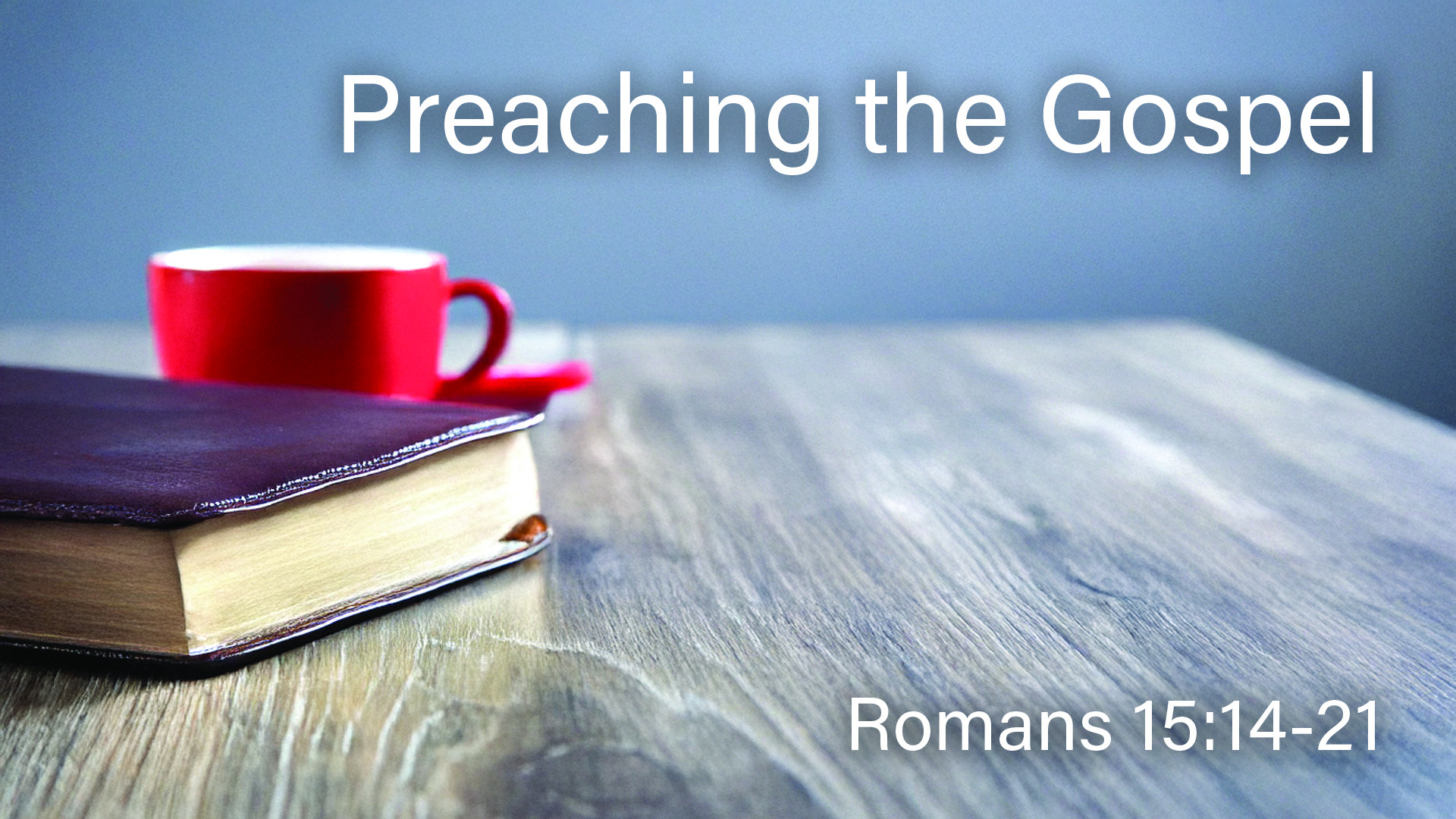 At Calvary "Preaching The Gospel"