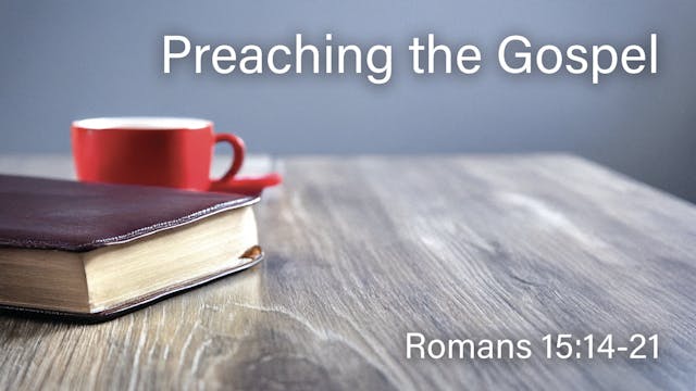 At Calvary "Preaching The Gospel"