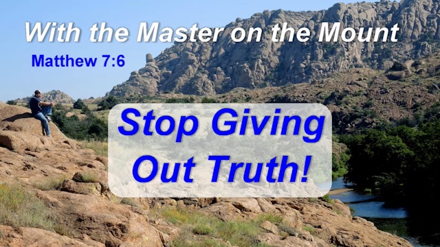 Stop Giving Out Truth!