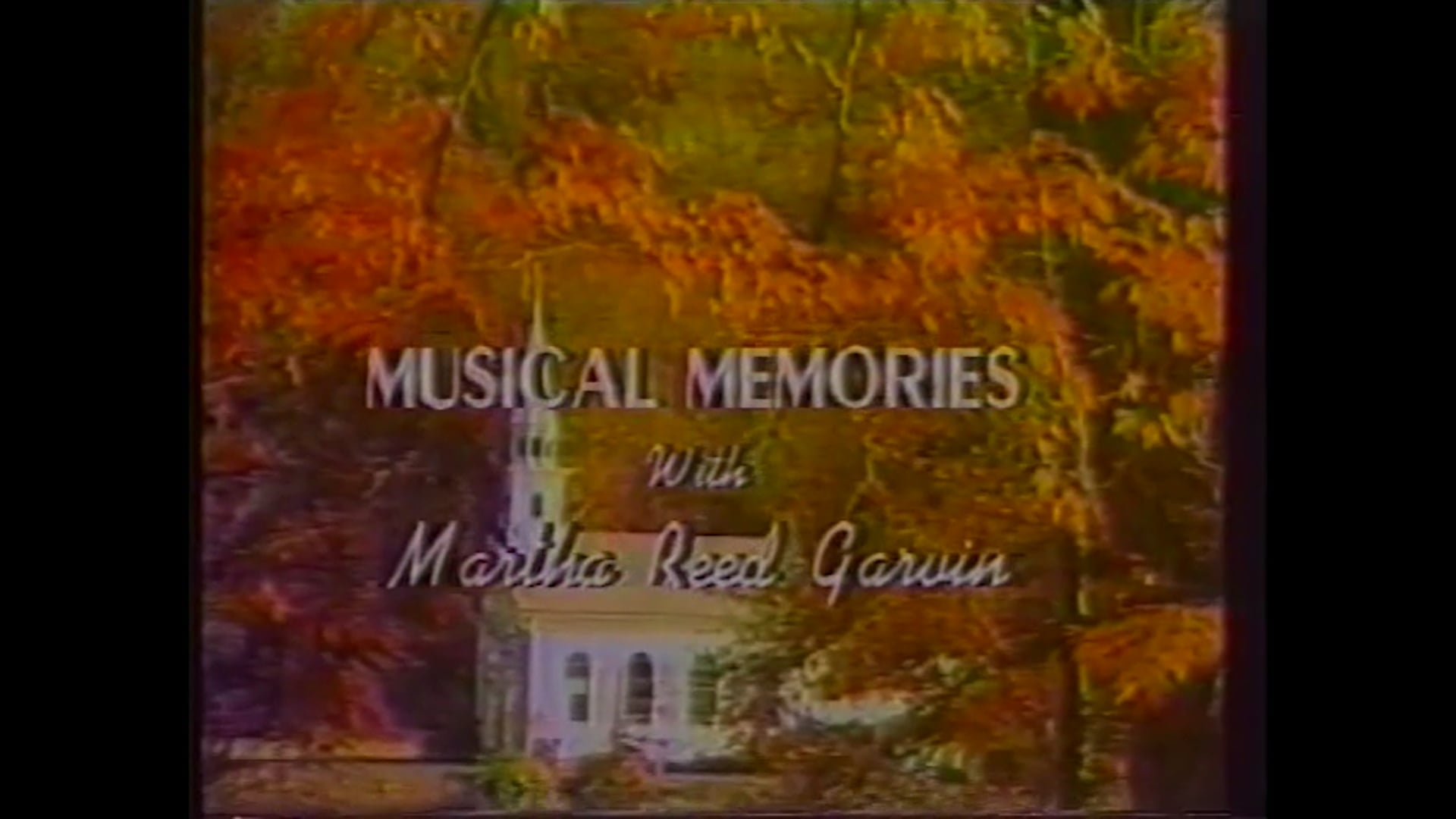Mother's Day - Musical Memories with Martha Reed Garvin