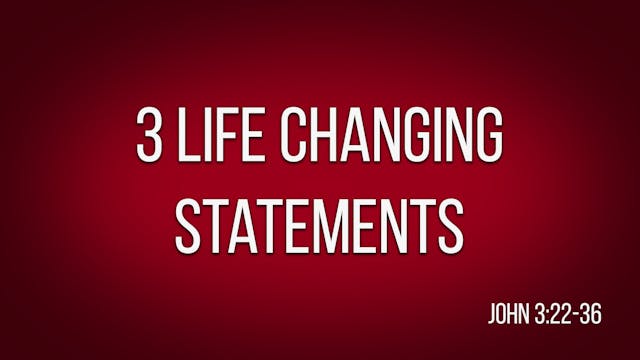 At Calvary "Three Life Changing State...