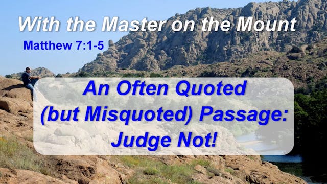 An Often Quoted (But Misquoted) Passa...