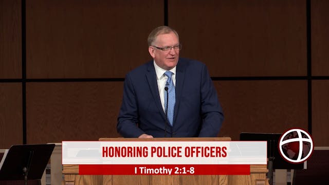 At Calvary "Honoring Police Officers"