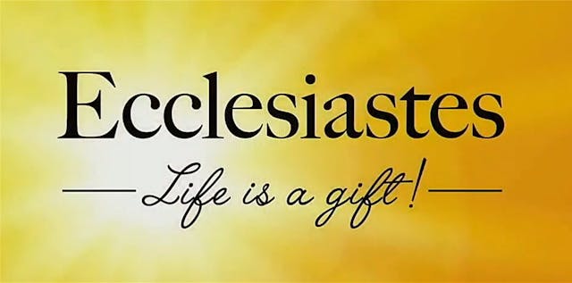 Lesson 01 - Introduction to Ecclesiastes