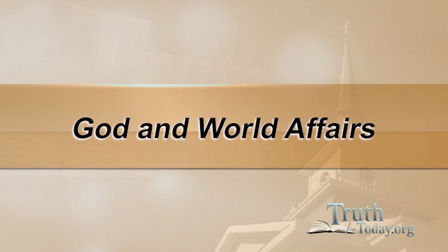 God And World Affairs