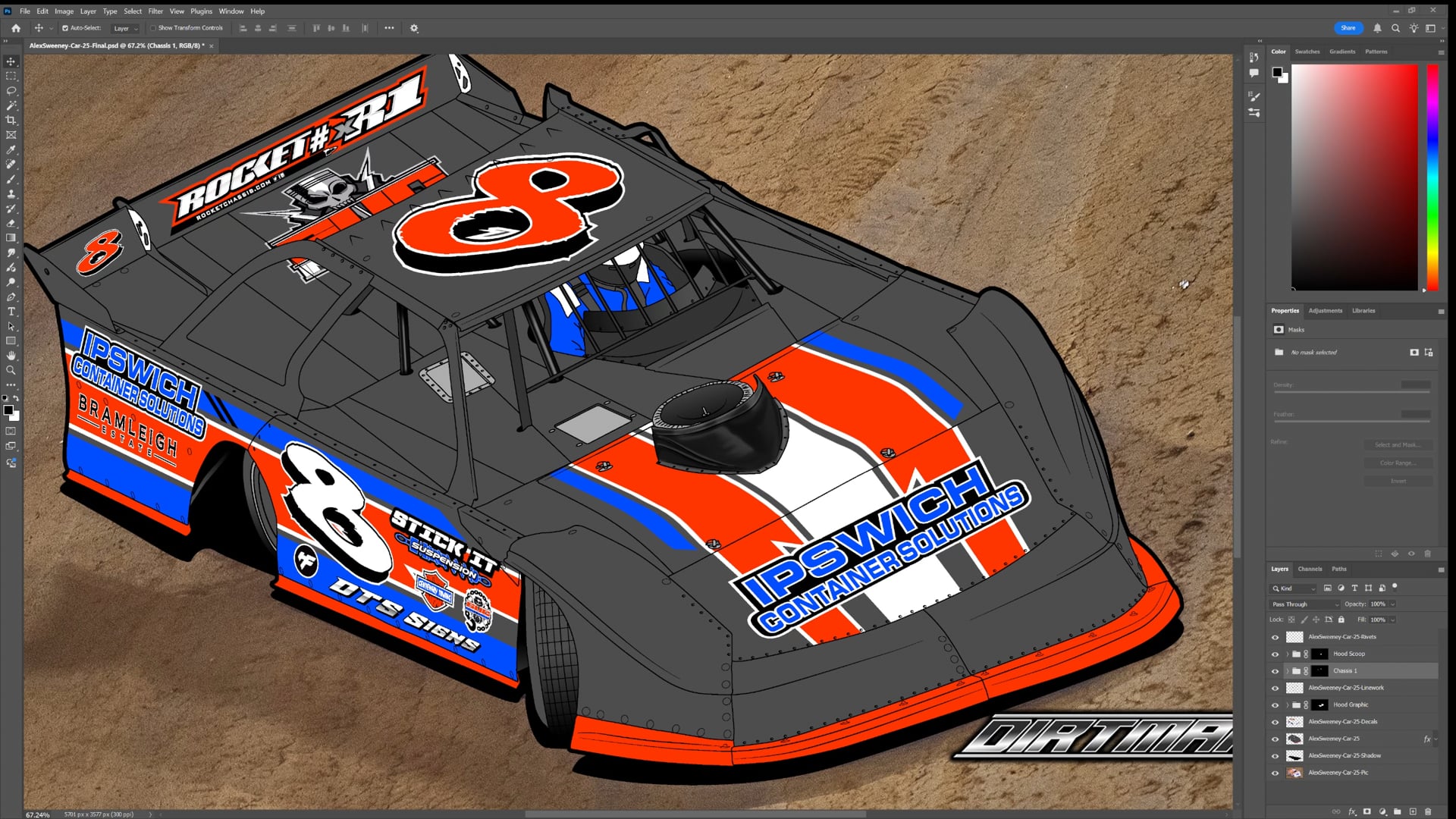 Vehicle Art & T-Shirt Design Video 3