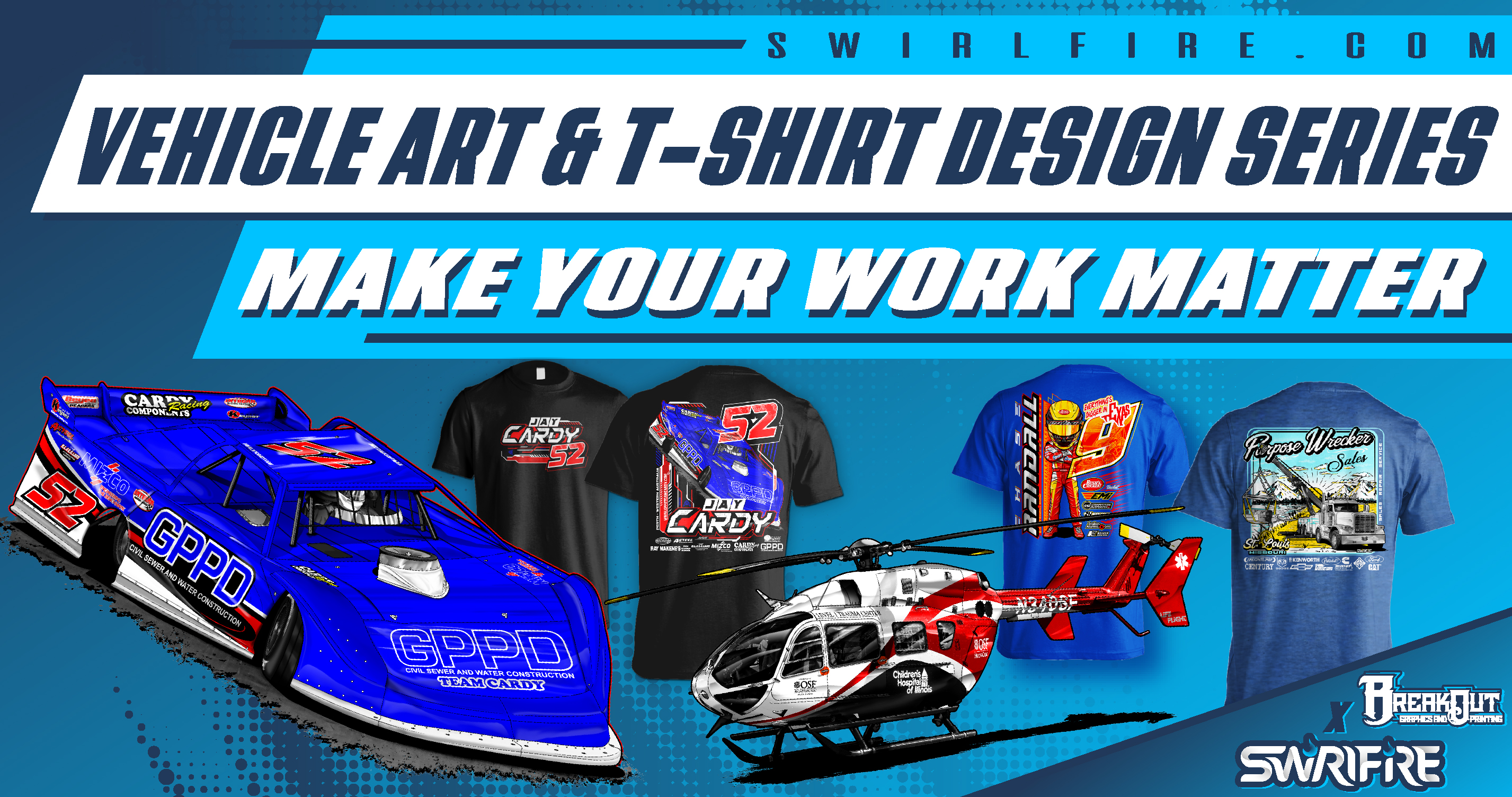 Vehicle Art & T-Shirt Design Video 1