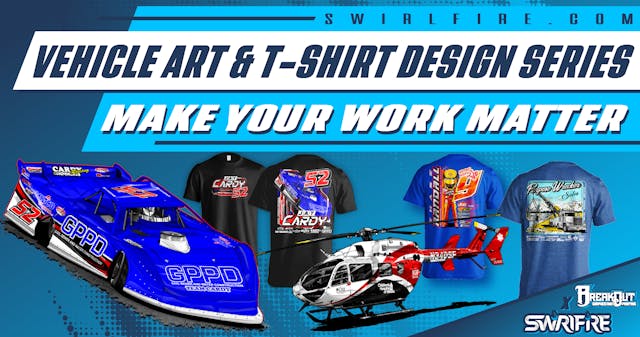 Vehicle Art & T-Shirt Design Video 1