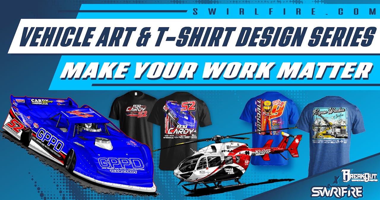 Vehicle and T Shirt Design 4 Part Class
