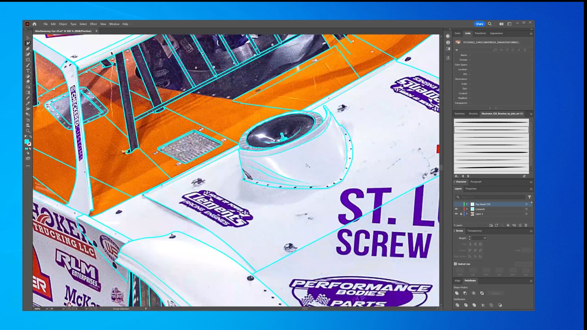 Vehicle Art & T-Shirt Design Video 2