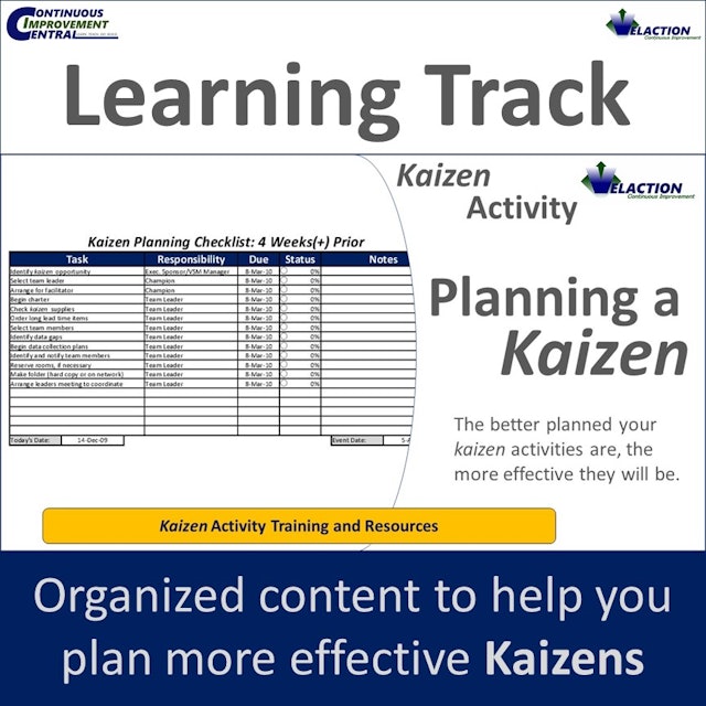 Planning a Kaizen