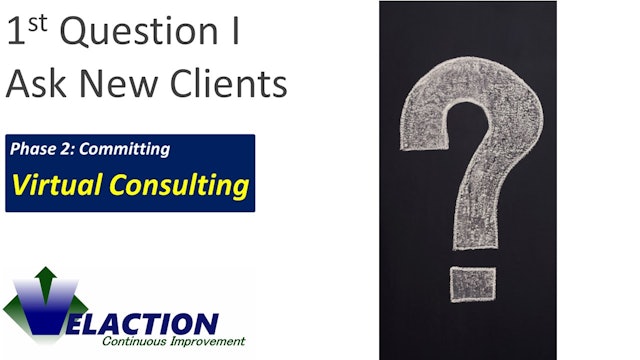 1st Question I Ask (Virtual Consulting)