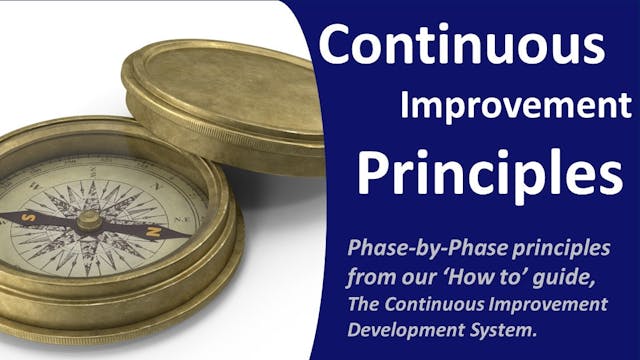 Continuous Improvement Principles