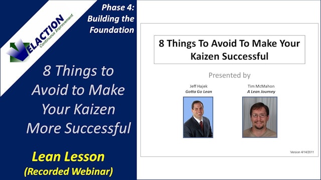 8 Things To Avoid to Make Your Kaizen More Successful