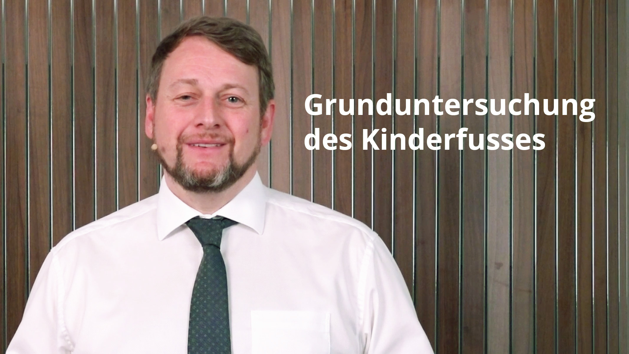 Grunduntersuchung des Kinderfusses