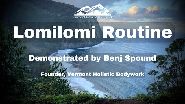 Lomilomi Demonstration with Benj Spound