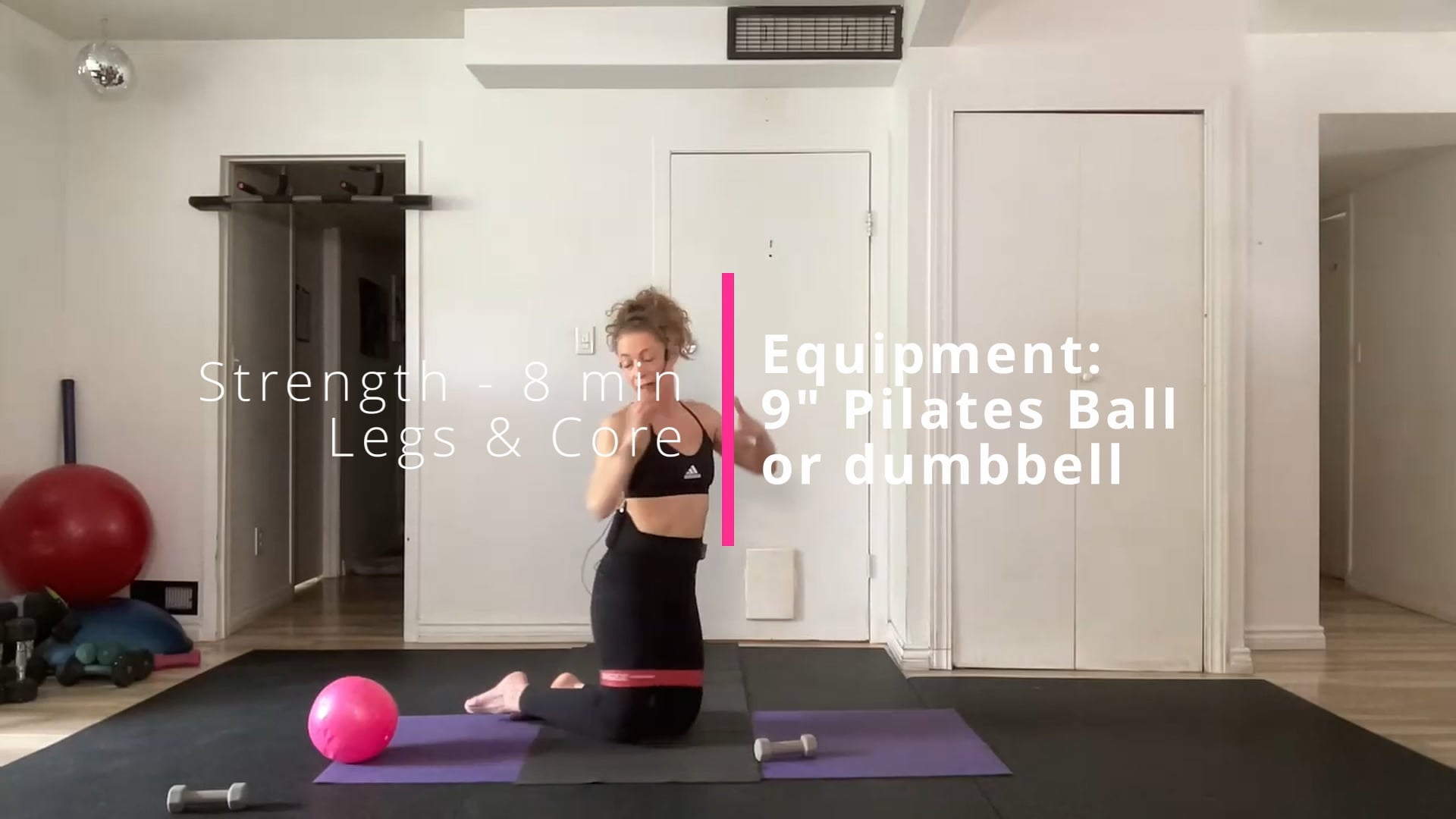 Pilates Fusion: Legs & Core - 8 min