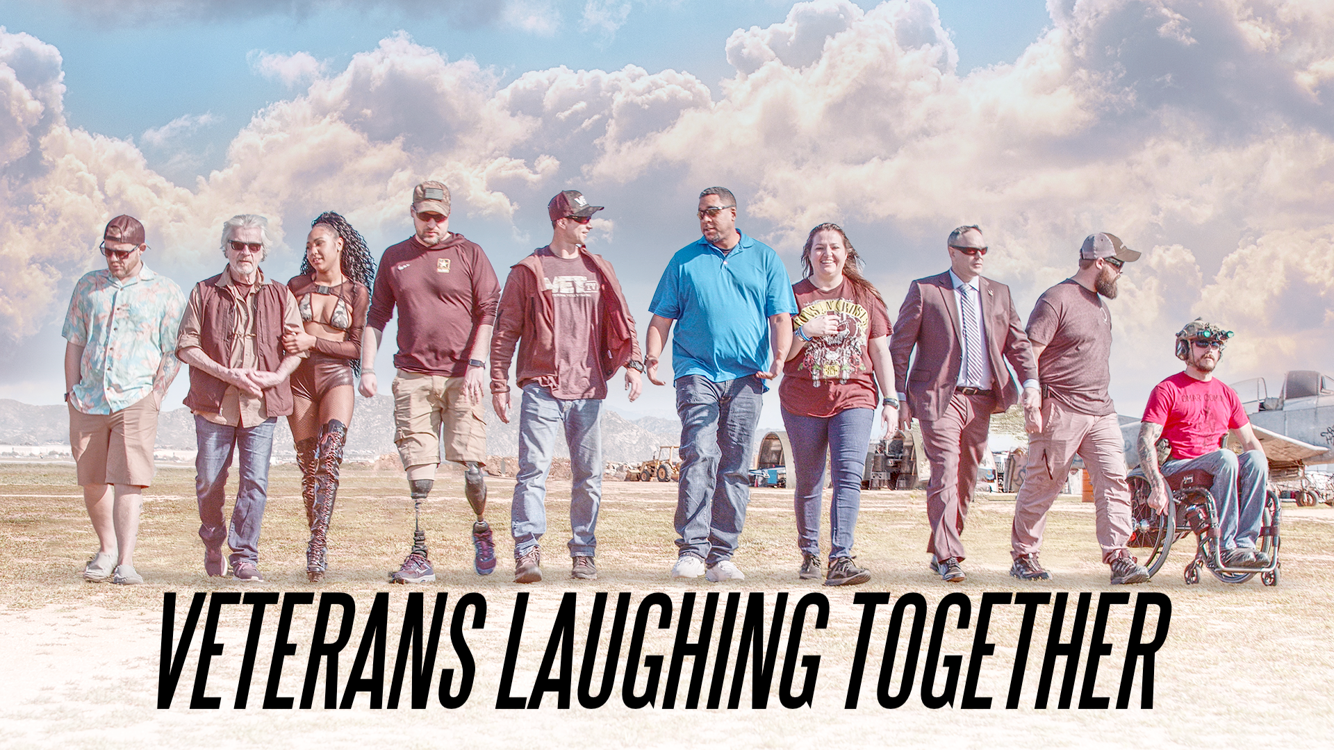 Veterans Laughing Together