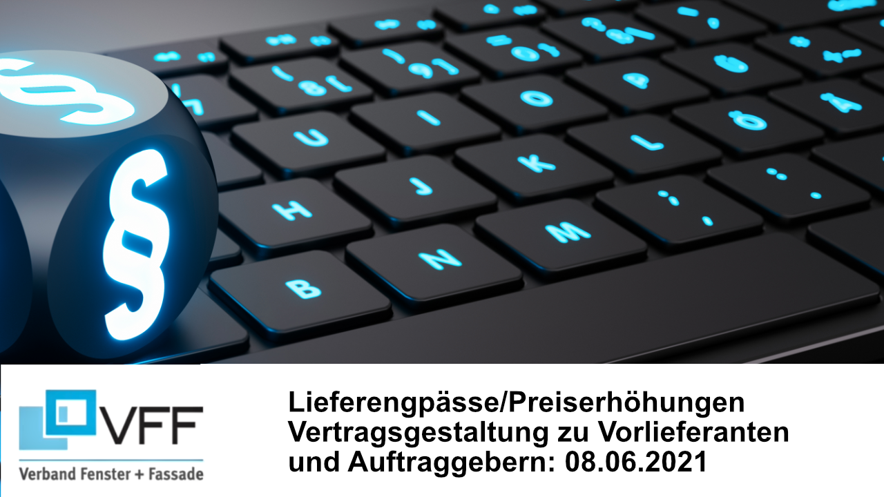 Seminar: Lieferengpässe/Preiserhöhungen & Verträge