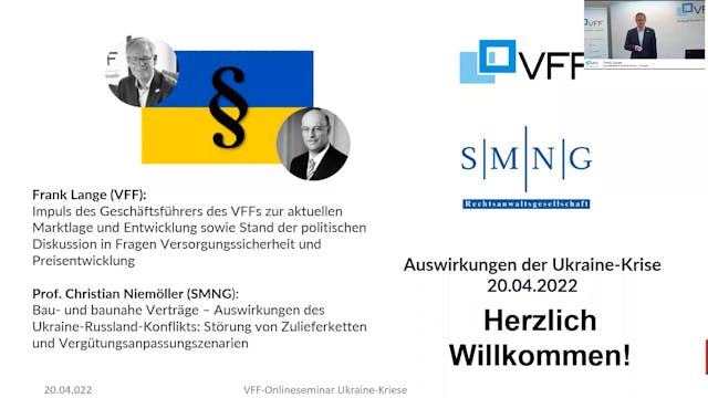 Webinar „Auswirkung der Ukraine-Krise“