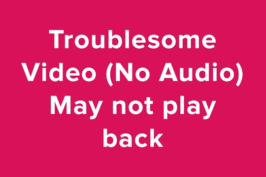 Video with no audio (may not play back)
