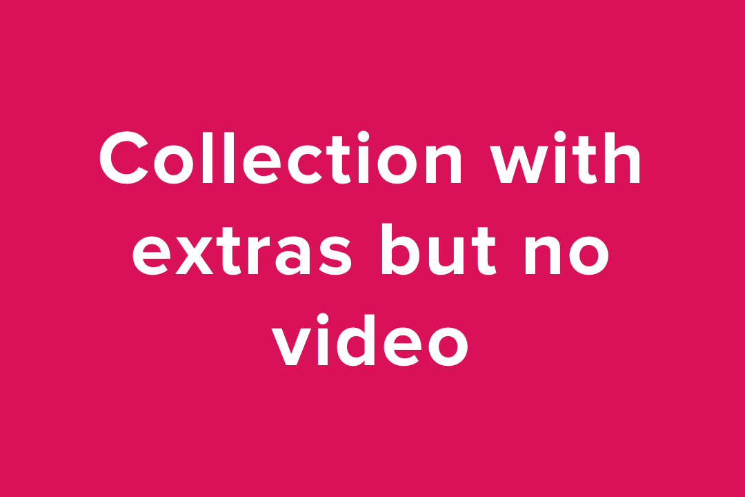 Collection with only Extras