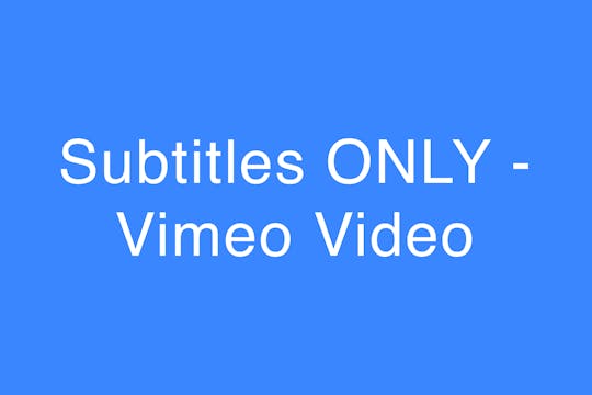 Subtitles on Vimeo AND OTT Backend - ...
