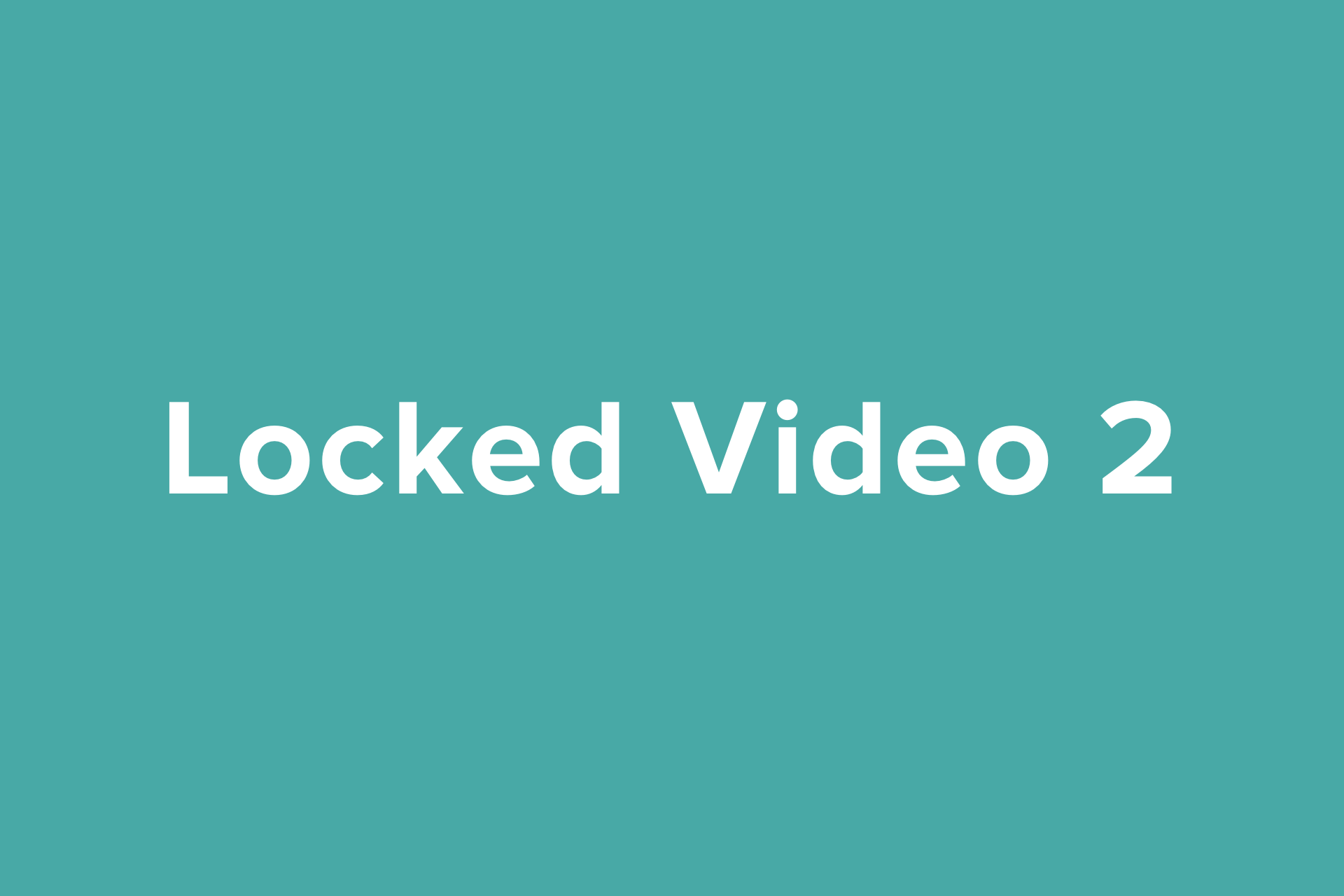 Locked Video 2