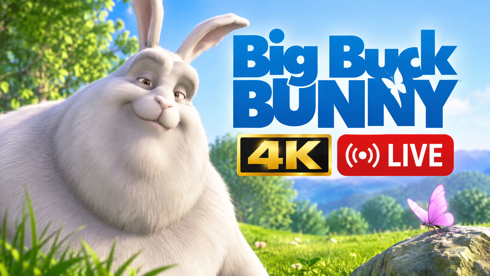 Big Buck Bunny 4K Live 60 FPS
