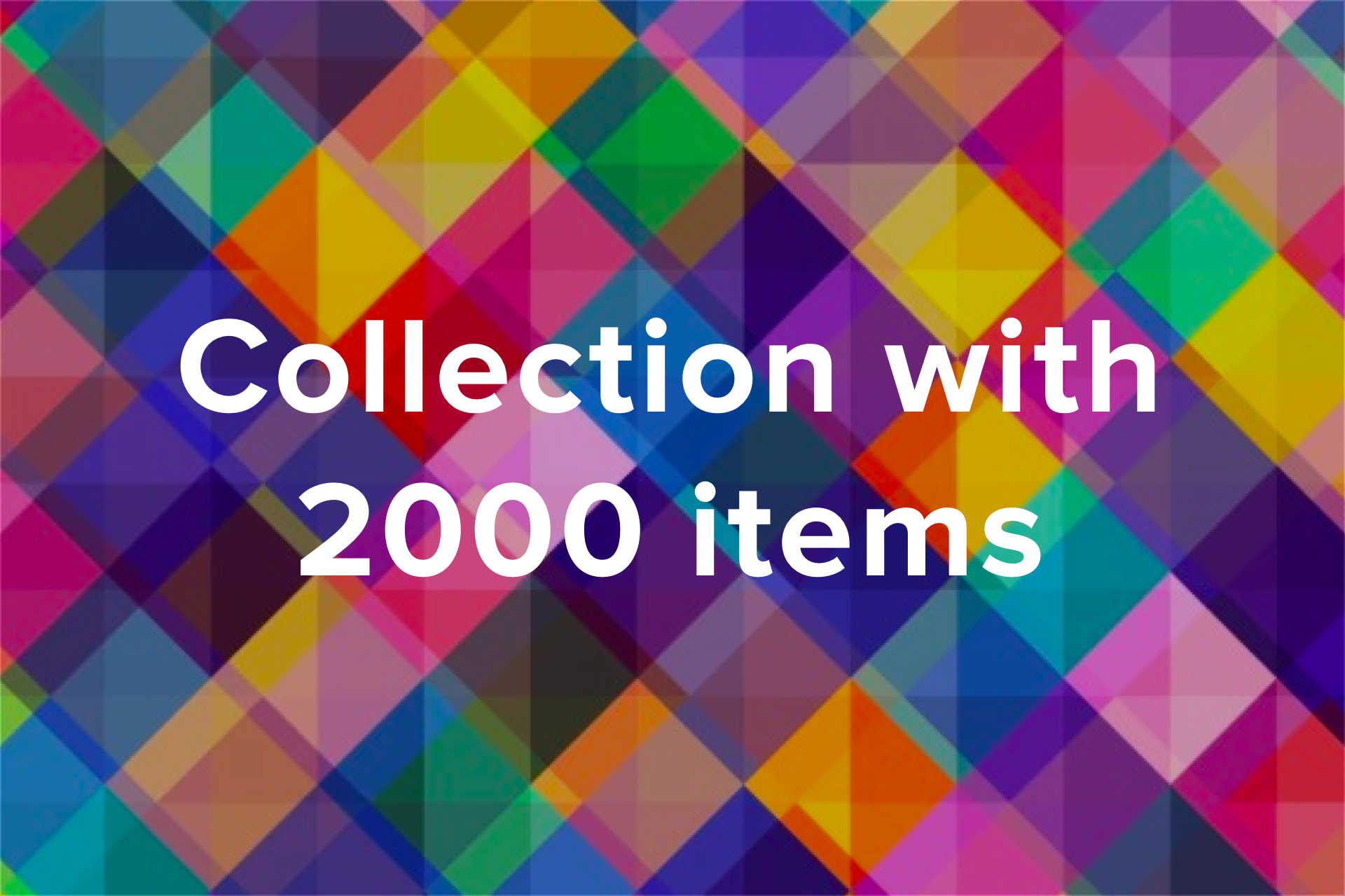 Collection with 2,000 Videos
