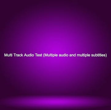 Multi Track Audio Test (Multiple audi...