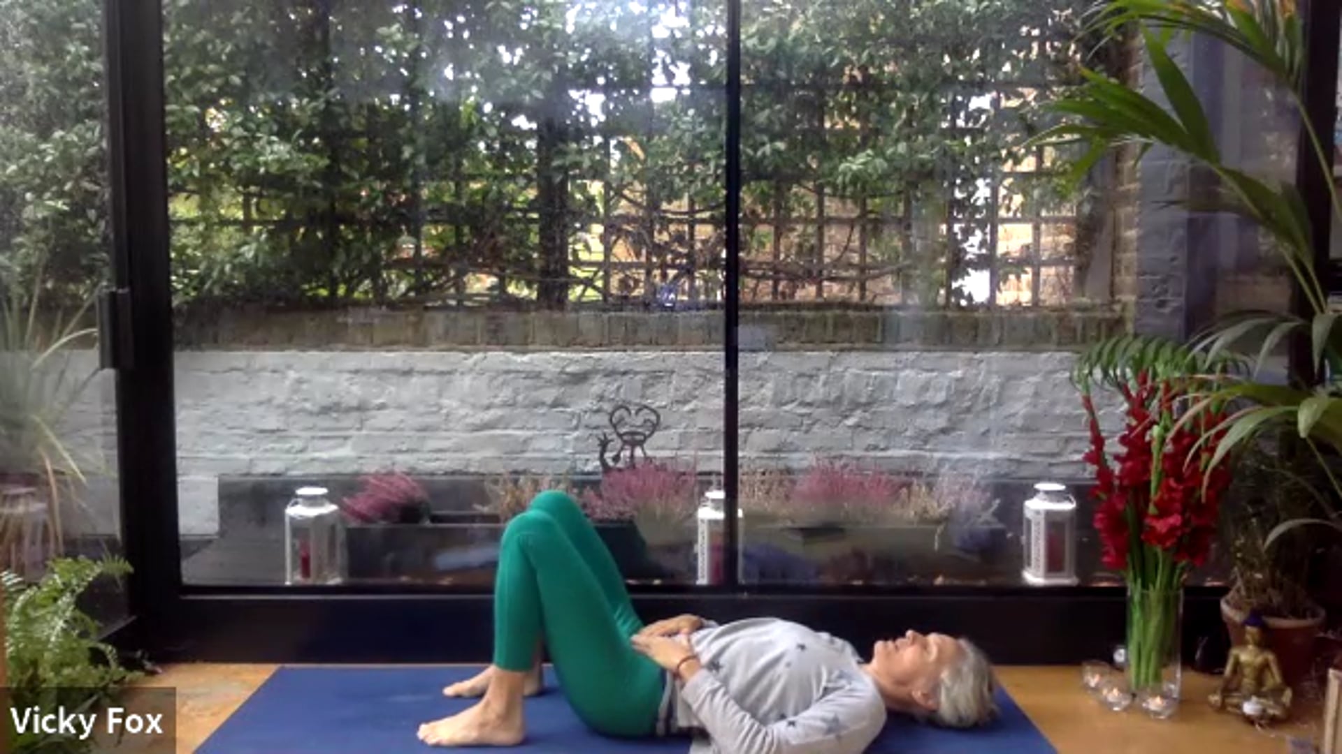 45 min hip opener with wall