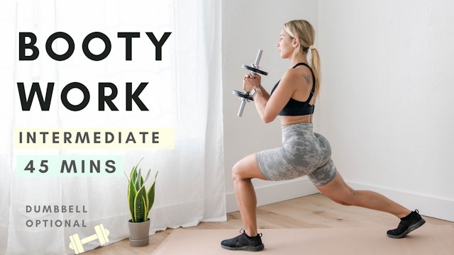 Bigger Booty Workout - Weight OPTIONAL!