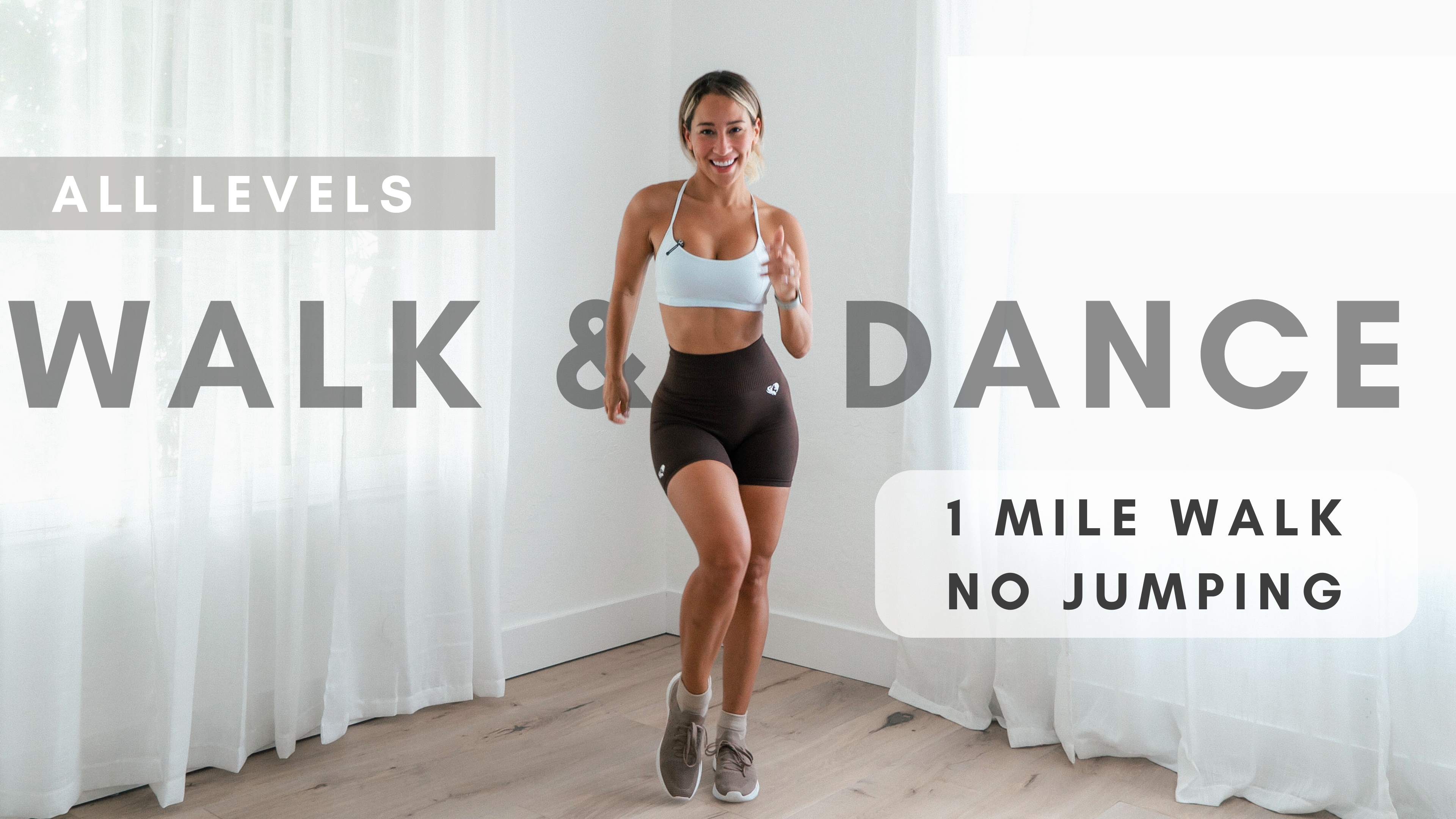 WALK FROM HOME + Dance Cardio / NO JUMPING