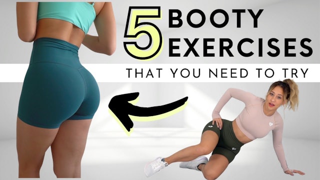 5 MUST DO GLUTE EXERCISES (NO EQUIPMENT)