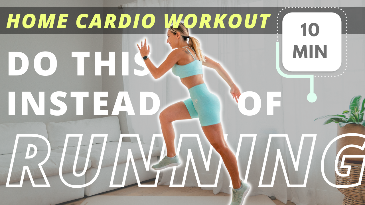 HOME CARDIO WORKOUT (instead of running) | Follow Along, 10 min