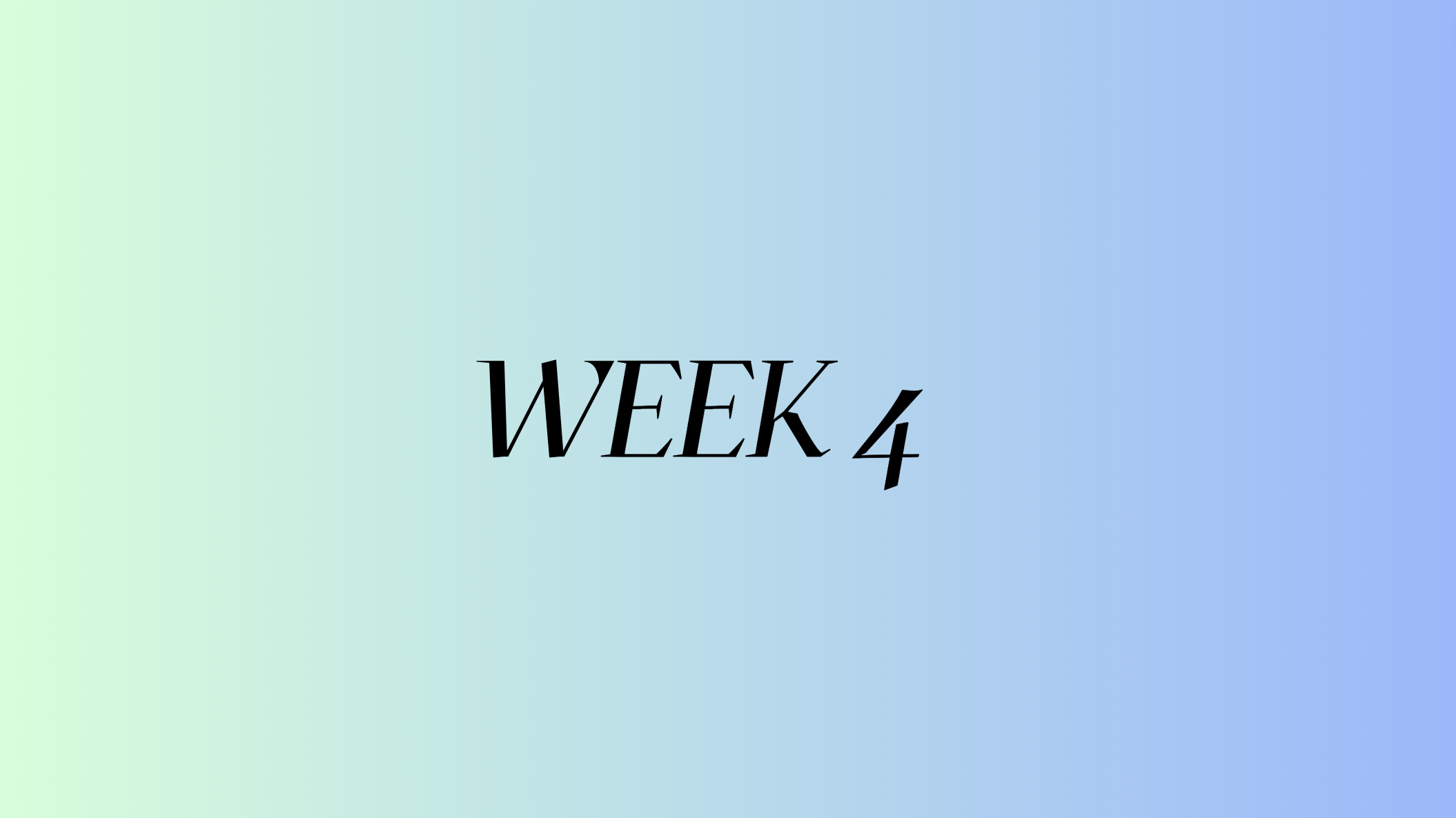 WEEK 4 | SUMMER SHRED