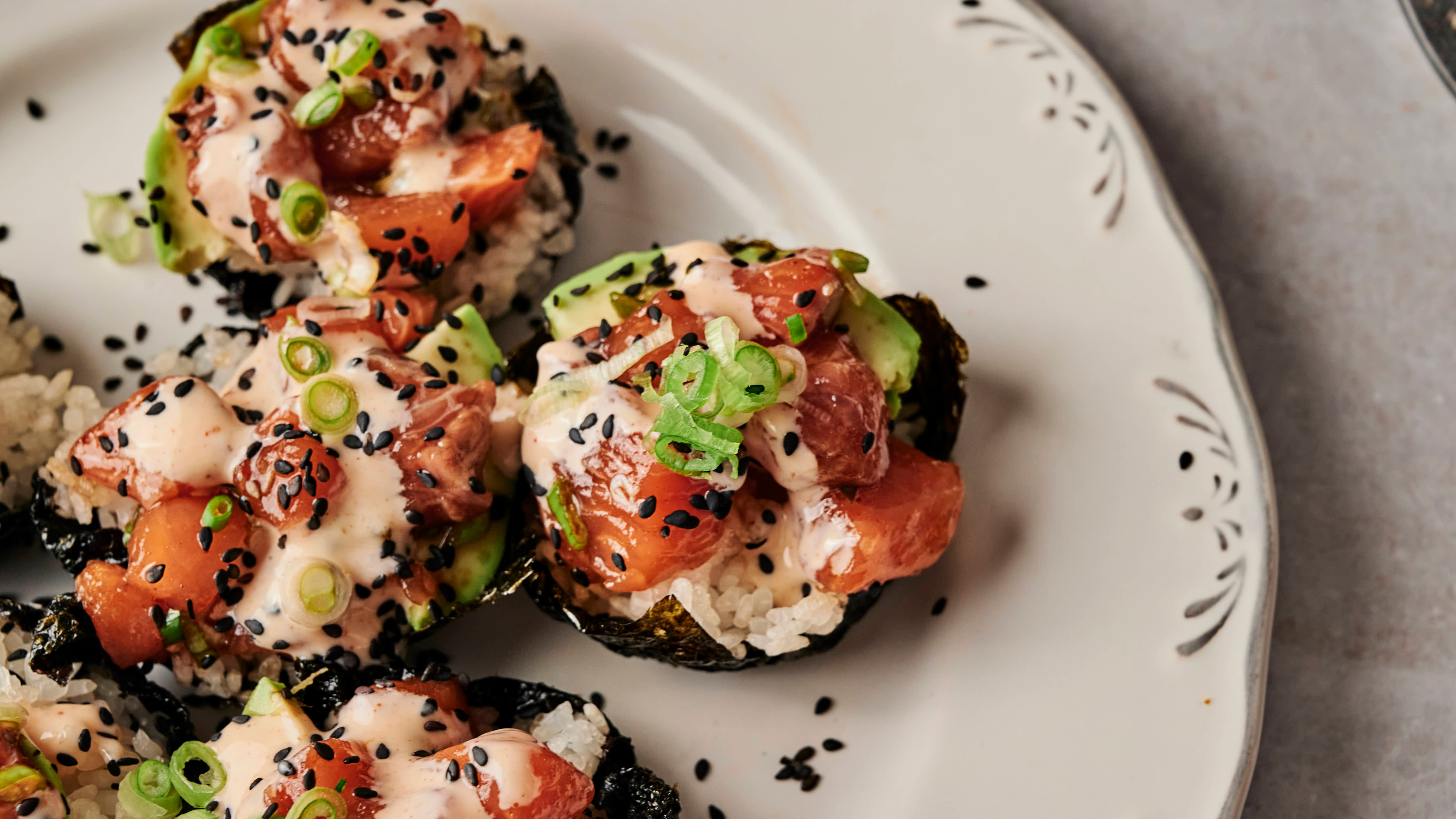 Sushi Salmon Bites