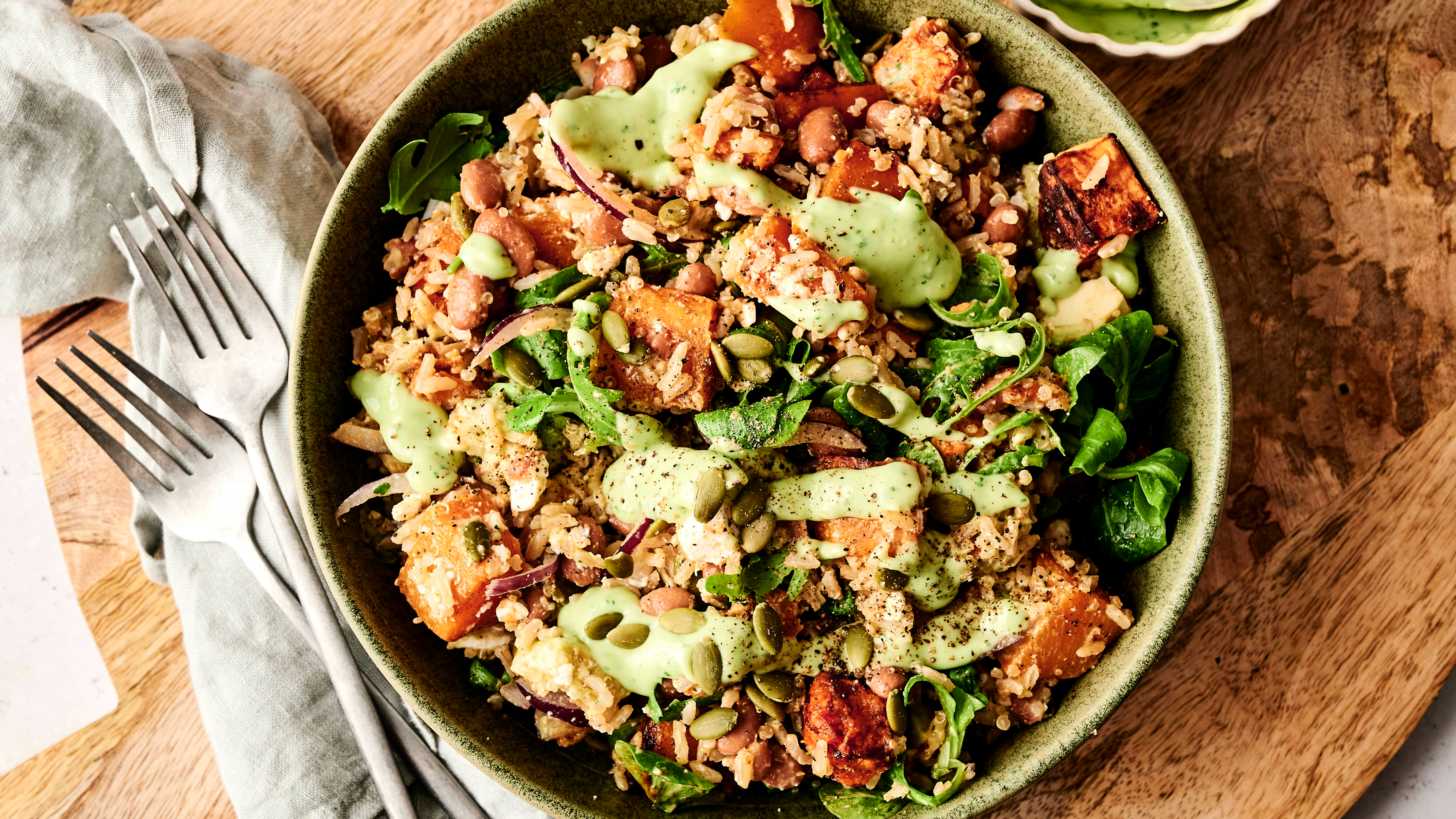 Roasted Veggie Harvest Bowl