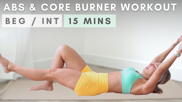 15 mins ABS + CORE strength workout 